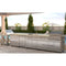 Outdoor Kitchen Series Modular Kitchen with a Wood fire Pizza Oven, 3 Drawer Cabinet, Refrigerator Cabinet, Double Refrigerator Drawers, Sink, Side Burner and a 30 in. BBQ Grill with Cabinet in Stainless-Steel