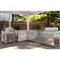 Outdoor Kitchen Series Modular Kitchen with a Wood fire Pizza Oven, 3 Drawer Cabinet, Corner Cabinet, Sink, Side Buner, 30 in. BBQ Grill and Cabinet in Stainless-Steel