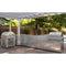Outdoor Kitchen Series Modular Kitchen with a Wood Fire Pizza Oven, Corner Cabinet, Refrigerator and Cabinet, Sink, Side Burner and 30 in. BBQ Grill with Cabinet in Stainless-Steel