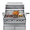 Outdoor Kitchen Series Modular Kitchen with a Wood Fire Pizza Oven, Corner Cabinet, Refrigerator and Cabinet, Sink, Side Burner and 30 in. BBQ Grill with Cabinet in Stainless-Steel