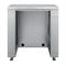 Outdoor Kitchen Series Modular Kitchen with a Dual Fuel Pizza Oven, Corner Cabinet, Refrigerator and Cabinet, Sink, Side Burner and 30 in. BBQ Grill with Cabinet in Stainless-Steel