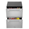 Outdoor Kitchen Series Modular Kitchen with a 30 in. BBQ Grill And Grill Cabinet, Corner Cabinet, Sink, Refrigerator and Cabinet in Stainless-Steel