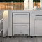 Outdoor Kitchen Series Modular Kitchen with a 30 in. BBQ Grill And Grill Cabinet, Sink, Refrigerator and Cabinet in Stainless-Steel