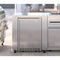 24 in. Outdoor Kitchen Stainless Steel Refrigerator 5.5 cu. ft. Capacity with Automatic defrost, Blue LED Lighting and IPX4 Rating, CSA Listed