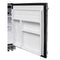 24 in. Outdoor Kitchen Stainless Steel Refrigerator 5.5 cu. ft. Capacity with Automatic defrost, Blue LED Lighting and IPX4 Rating, CSA Listed