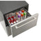 24 in. Built-in Two-Drawer Outdoor Refrigerator in Stainless-Steel