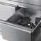 32 in. Outdoor Kitchen Liquid Propane Side Burner with Bottom Cabinet in Stainless-Steel