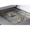 32 in. Outdoor Kitchen Liquid Propane Side Burner with Bottom Cabinet in Stainless-Steel
