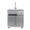 32 in. Sink with Cabinet in Stainless-Steel for Outdoor Kitchen