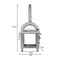 32 in. Outdoor Wood Fired Pizza Oven in Stainless-Steel