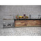 Three Pan Open Well Electric Steam Table with Undershelf and Sneeze-Guard