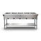 Five Pan Open Well Electric Steam Table with Undershelf, 240V