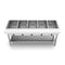 Five Pan Open Well Electric Steam Table with Undershelf, 240V