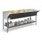 Five Pan Open Well Electric Steam Table with Undershelf, 240V