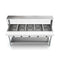 Five Pan Open Well Electric Steam Table with Undershelf and Sneeze-Guard, 240V