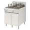 22-Gallon Natural Gas Pasta Cooker with 12 Baskets and 140,000 BTU in Stainless-Steel