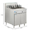 22-Gallon Natural Gas Pasta Cooker with 12 Baskets and 140,000 BTU in Stainless-Steel
