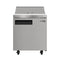 27 in. Commercial 1-Door Refrigerated Salad and Sandwich Prep Table, 8 Pan Capacity and 8 Cu. Ft. of Storage in Stainless-Steel
