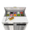 36 in. Commercial 2-Door Refrigerated Salad and Sandwich Prep Table, 10 Pan Capacity and 11 Cu. Ft. of Storage in Stainless-Steel