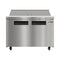 46 in. Commercial 2-Door Refrigeratd Salad and Sandwich Prep Table, 12 Pan Capacity and 14 Cu. Ft. of Storage in Stainless-Steel