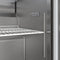 46 in. Commercial 2-Door Refrigeratd Salad and Sandwich Prep Table, 12 Pan Capacity and 14 Cu. Ft. of Storage in Stainless-Steel