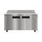 60 in. Commercial 2-Door Refrigerated Salad and Sandwich Prep Table, 16 Pan Capacity and 18.4 Cu. Ft. of Storage in Stainless-Steel
