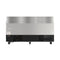70 in. Commercial 3-Door Refrigerated Salad and Sandwich Prep Table, 18 Pan Capacity and 22 Cu. Ft. of Storage in Stainless-Steel