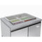 36 in. Commercial Refrigerated Prep Station Cold Table, Stainless-Steel Refrigerator with 6-PanNot Included with Cover Capacity and Two Adjustable Shelves