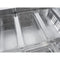 72 in. Commercial Refrigerated Prep Station with Sneeze Guard and Buffet Slide, 15-PanNot Included Capacity and Three Adjustable Shelves in Stainless-Steel, ETL Listed