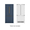 Reserve 36 In. Panel Ready French Door Refrigerator with Ice Maker and Water Dispenser, Frost Free, 19.6 Cu. Ft