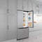 18.5 cu. ft. Stainless-Steel French Door Refrigerator in Silver