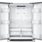18.5 cu. ft. Stainless-Steel French Door Refrigerator in Silver