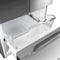 18.5 cu. ft. Stainless-Steel French Door Refrigerator in Silver