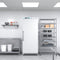 20 Cu. Ft. Commercial Reach-in Refrigerator in White with Manual Defrost