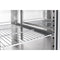 79 in. Three-Door Commercial Refrigerated Granite Top Pizza Prep Station With a Refrigerated Stainless-Steel Condiment Pan Holder