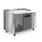 50 in. One Door Commercial Pizza Prep Refrigerator in Stainless-Steel