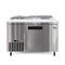50 in. One Door Commercial Pizza Prep Refrigerator in Stainless-Steel