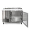 50 in. One Door Commercial Pizza Prep Refrigerator in Stainless-Steel
