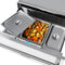 30 in. Warming Drawer with Three Compartments in Stainless-Steel