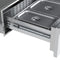 30 in. Warming Drawer with Three Compartments in Stainless-Steel