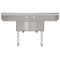 72 in. 18-Gauge 2-Compartment Commercial Sink with Backsplash and Dual 18 in. Drainboards, Bowl Dimensions 18"x18"x14" in Stainless-Steel