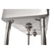 57 in. 16-Gauge 2-Compartment Commercial Sink with 18 in. Right drainboard, Bowl Dimensions 18"x18"x14" in Stainless-Steel