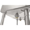 42 in. 18-Gauge 2-Compartment Commercial Sink with Backsplash, Bowl Dimensions 18"x18"x14" in Stainless-Steel
