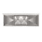 84 in. 18-Gauge 2-Compartment Commercial Sink with Backsplash and 24 in. Dual Drainboards, Bowl dimensions 18"x24"x14" in Stainless-Steel