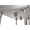 63 in. 18-Gauge 2-Compartment Commercial Sink with Backsplash and 24 in. Right Drainboard, Bowl dimensions 18"x24"x14" in Stainless-Steel