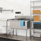 42 in. 18-Gauge 2-Compartment Commercial Sink with Backsplash, Bowl dimensions 18"x24"x14" in Stainless-Steel