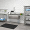 75 in Three Compartment Commercial Sink, Bowl Size 15x15x14, 16 Gauge Stainless-Steel with 2 Drainboards