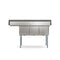 63 in. Three Compartment Commercial Sink, Bowl Size 15x15x14, Stainless-Steel 16 Gauge with Right Drainboard