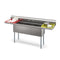 90 in. Three Compartment Commercial Sink Bowl Size 18x18x14 18-Gauge Stainless-Steel with 2 Drainboards