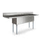 90 in. Three Compartment Commercial Sink Bowl Size 18x18x14 18-Gauge Stainless-Steel with 2 Drainboards